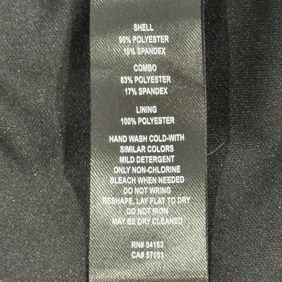 Jessica Howard Womens Black Velvet Wide-Leg Jumpsuit Size L - Picture 10 of 11